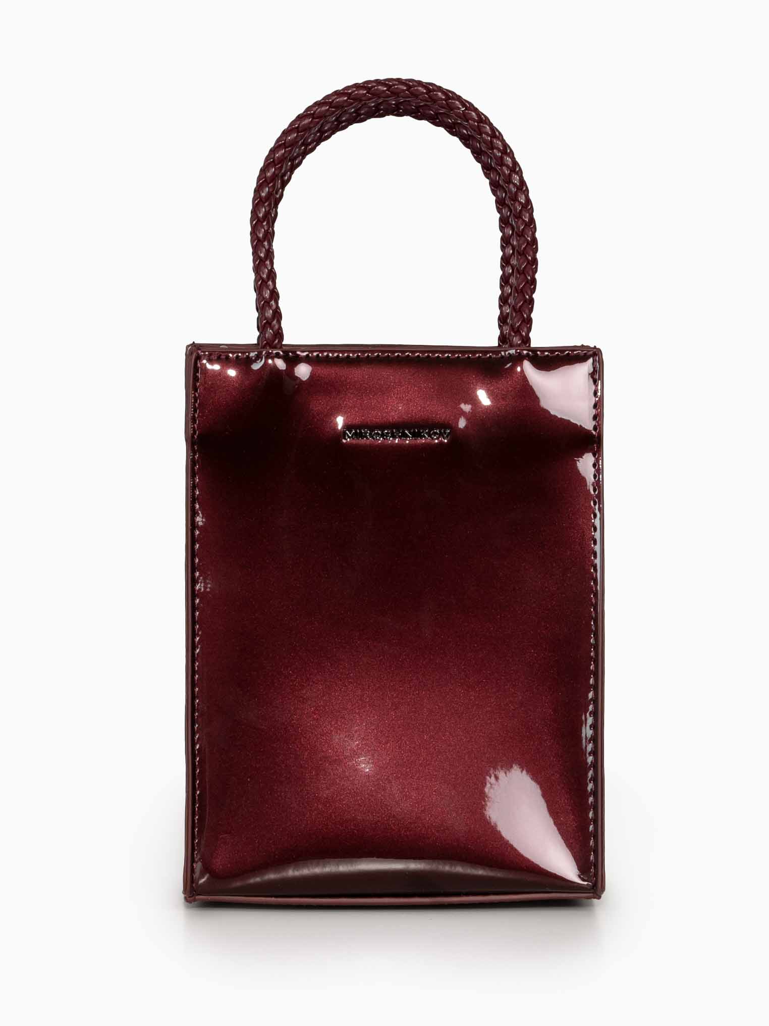 Mini Shopper Bag burgundy