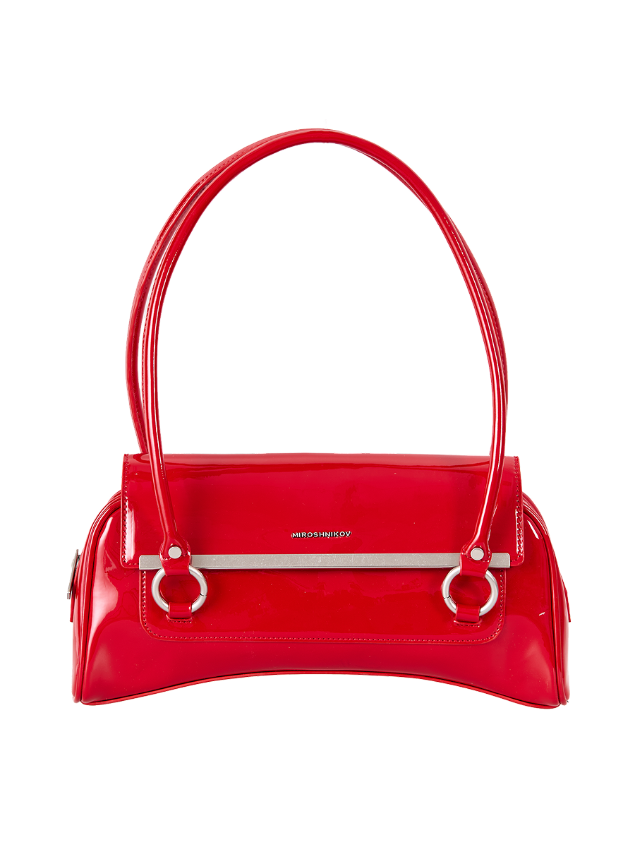 Baguette Shoulder Bag red