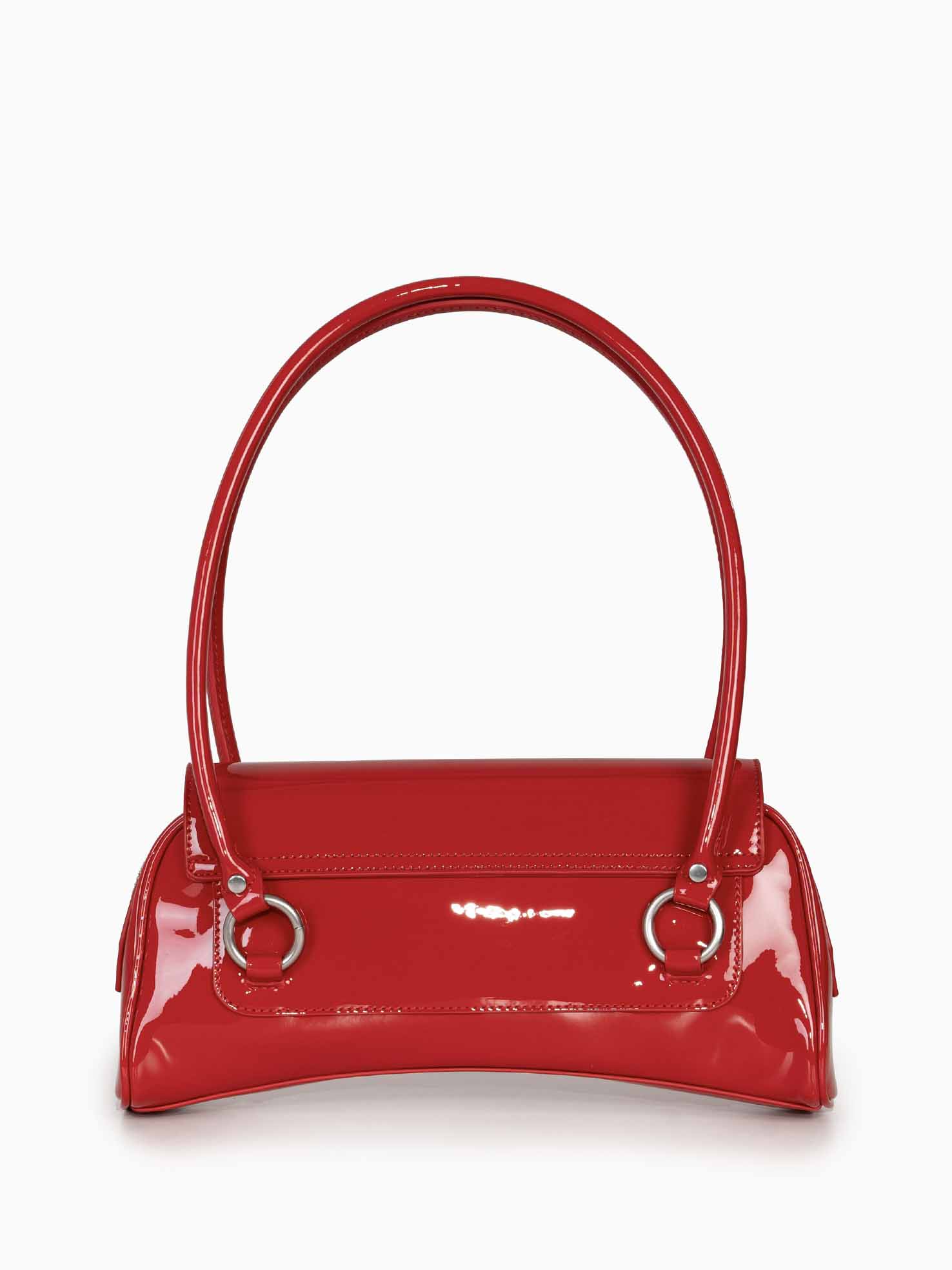 Baguette Shoulder Bag red