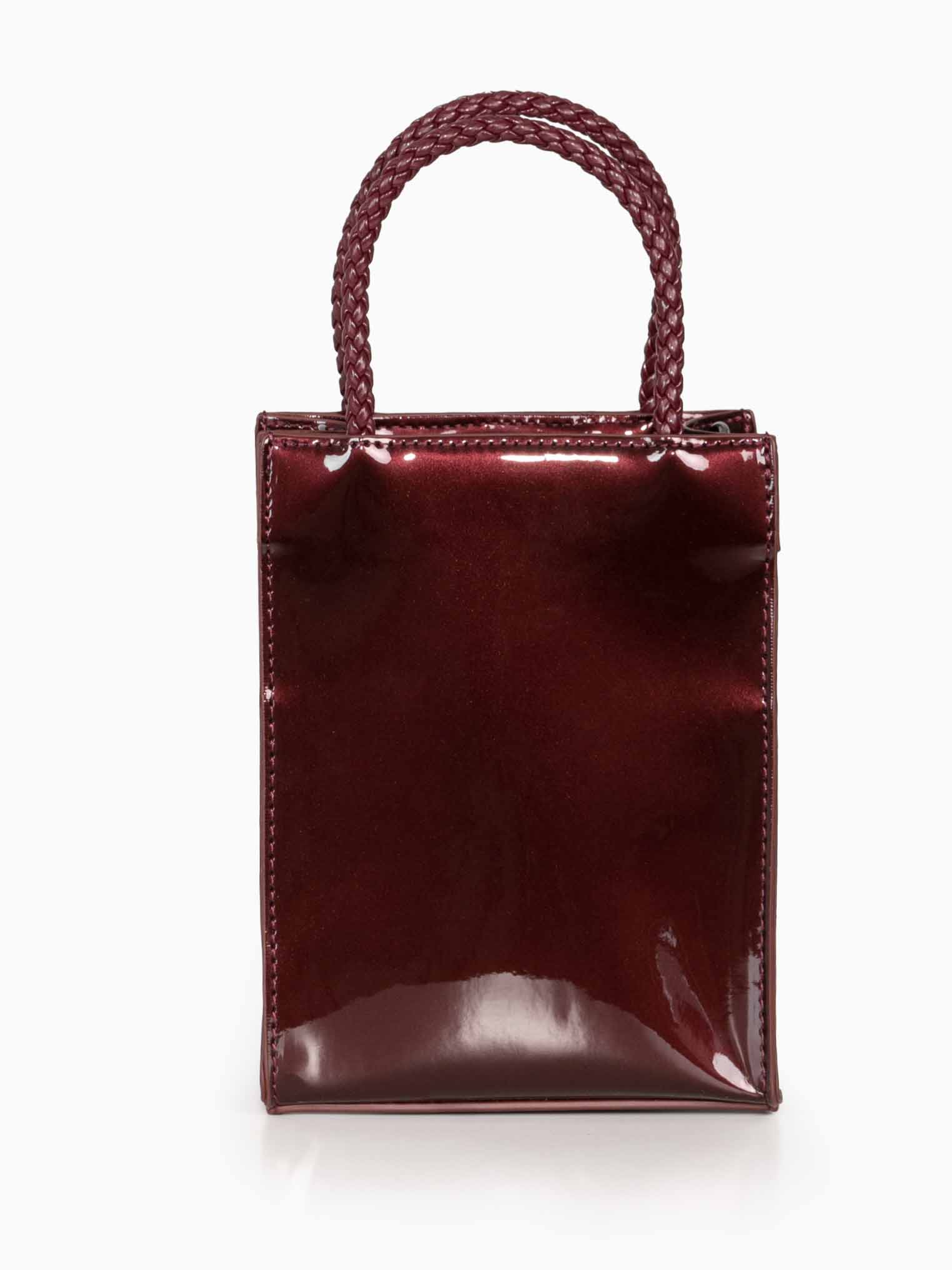 Mini Shopper Bag burgundy