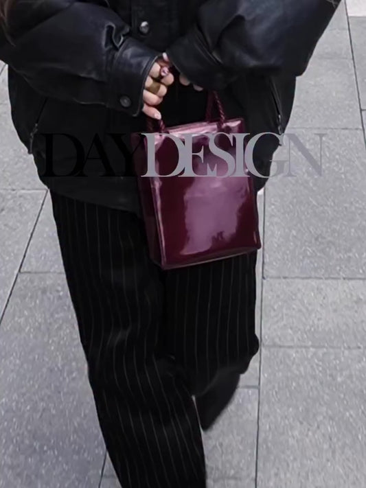 Mini Shopper Bag burgundy
